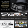 Courtguard pickleball protective goggles features